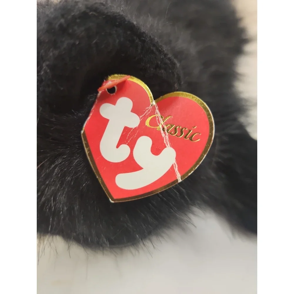 VTG 2000 2001 Ty Classic ONYX Black Persian Cat 18
